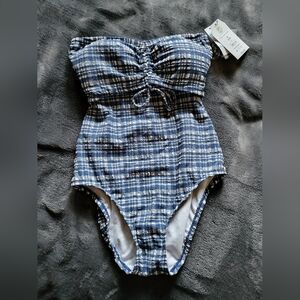 🏖🚨 TIME & TRU | Checkered One Piece Swimsuit ✨️NWT✨️